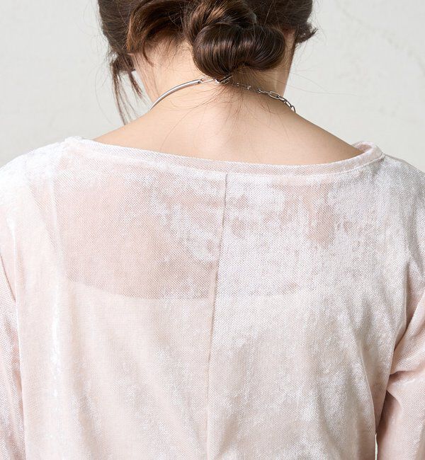  「シアーベロアトップス」|Tシャツ・カットソー|