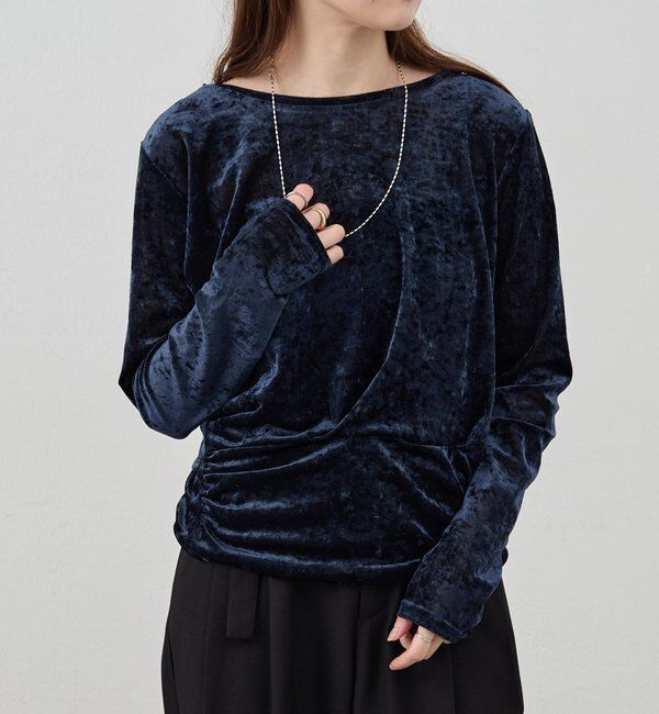  「シアーベロアトップス」|Tシャツ・カットソー|