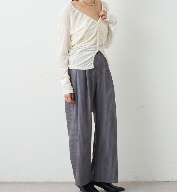  「シアーベロアカーディガン」|Tシャツ・カットソー|