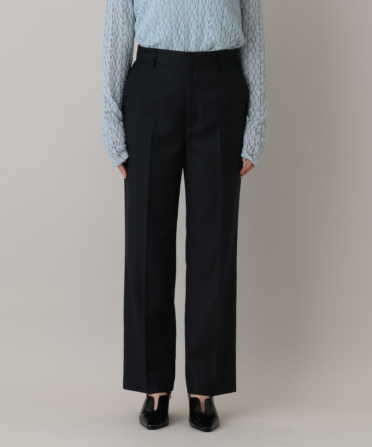A part by 「ウールコンスリムストレートパンツ」|スラックス|
