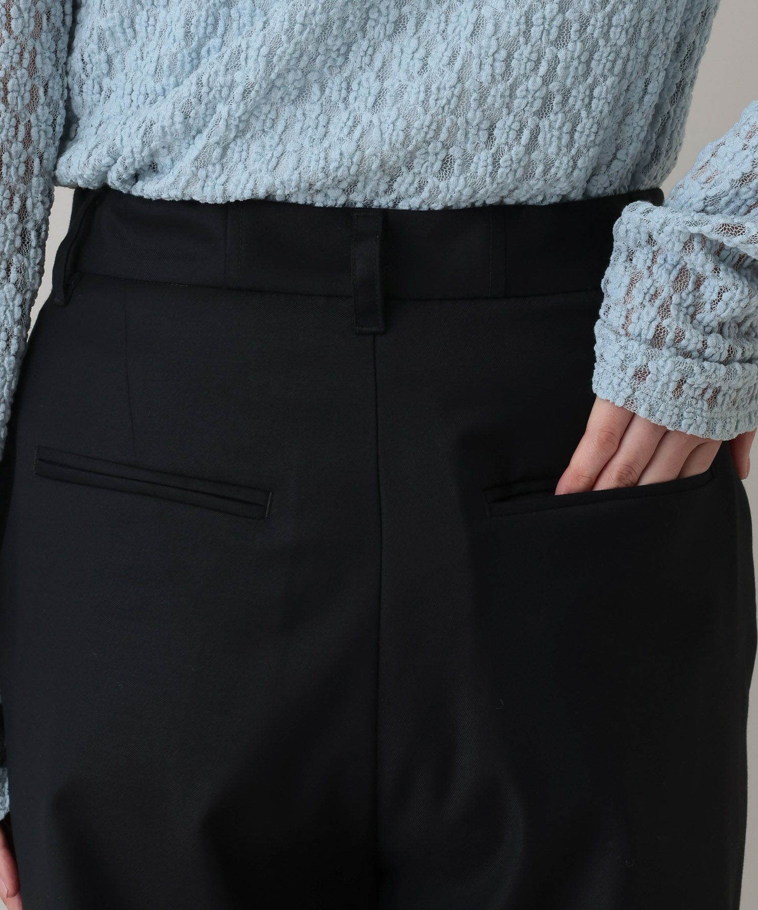 A part by 「ウールコンスリムストレートパンツ」|スラックス|