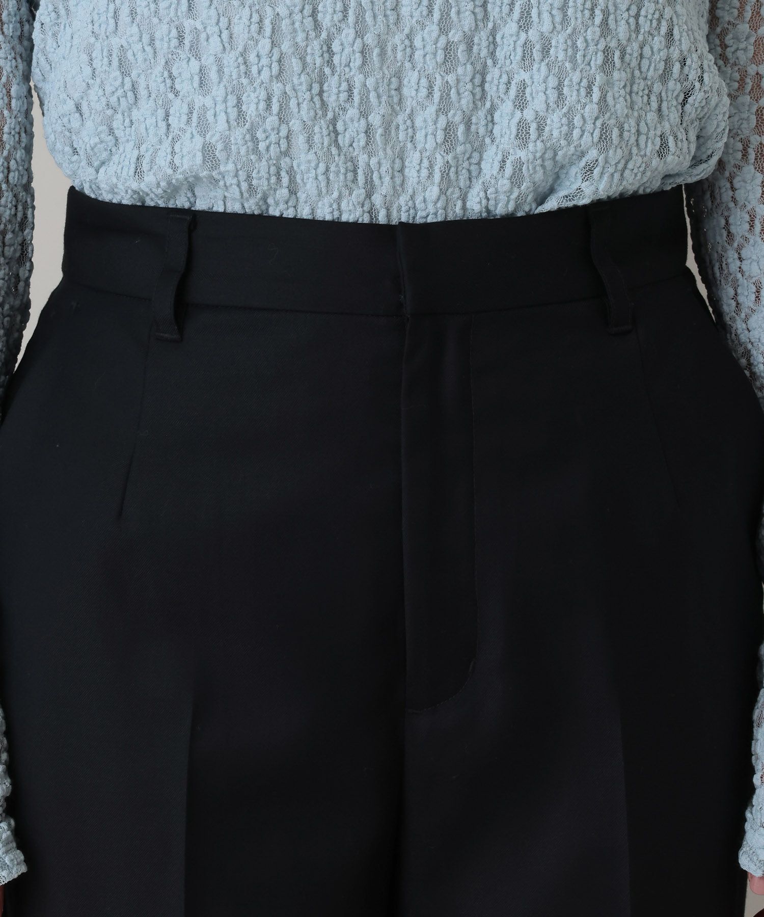 A part by 「ウールコンスリムストレートパンツ」|スラックス|