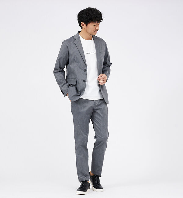 ABAHOUSE「【セットアップ対応】COOL DRYMAX イージー スラックス」|スラックス|