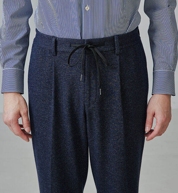 ABAHOUSE「【セットアップ対応/FLEX PANTS】ムリネ ジャージ ツイル スラックス」|スラックス|