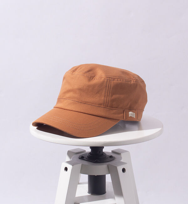 ABAHOUSE「＜BASIQUENTI＞ワンポイント刺繍 ユニセックス ワーク キャップ」|その他|ベージュ