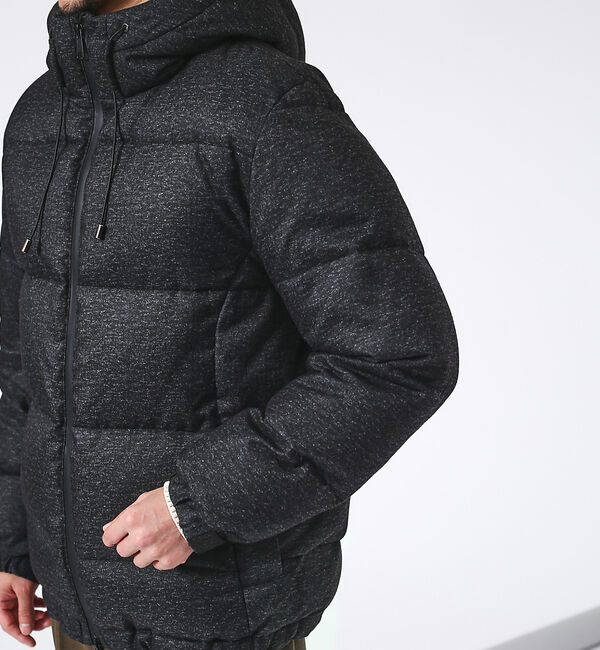 ABAHOUSE「【撥水】700FP ウールライク ダウンジャケット/フードブルゾン」|ダウン|