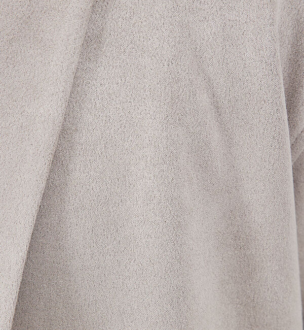 ABAHOUSE「【セットアップ対応】ネオスエード ジャケット カーディガン / シルキータッチ」|カーディガン|