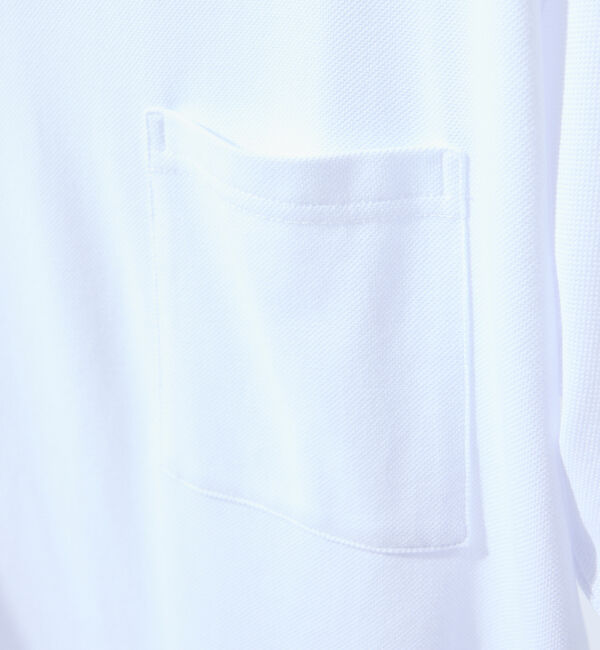 ABAHOUSE「キーネック カノコ半袖Tシャツ / フェイクレイヤード」|Tシャツ・カットソー|