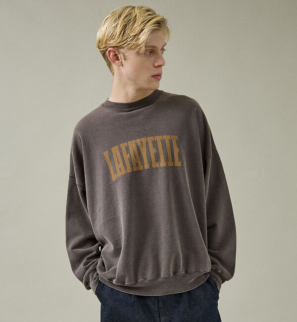 ABAHOUSE「【REMI RELIEF / レミレリーフ】別注 ロゴプリント スウェット /」|スウェット・ジャージ|ブラウン