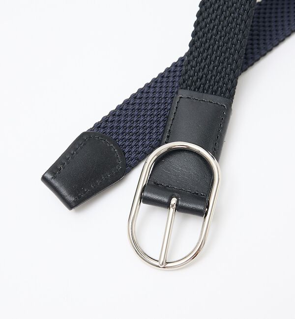 ABAHOUSE「【ABAHOUSE　les essentiels】リバーシブルゴムメッシュベルト」|ベルト|