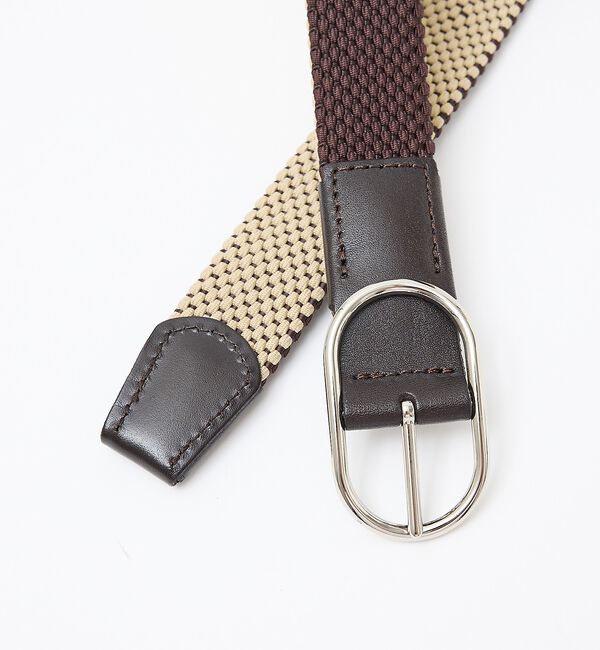 ABAHOUSE「【ABAHOUSE　les essentiels】リバーシブルゴムメッシュベルト」|ベルト|