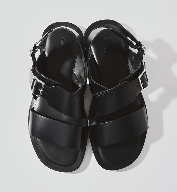 alfredoBANNISTER「バックル ストラップ レザーサンダル」|サンダル|