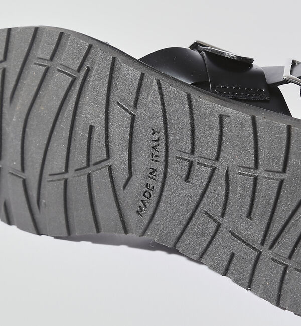 alfredoBANNISTER「バックル ストラップ レザーサンダル」|サンダル|