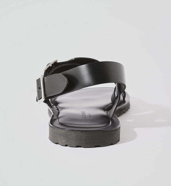 alfredoBANNISTER「バックル ストラップ レザーサンダル」|サンダル|