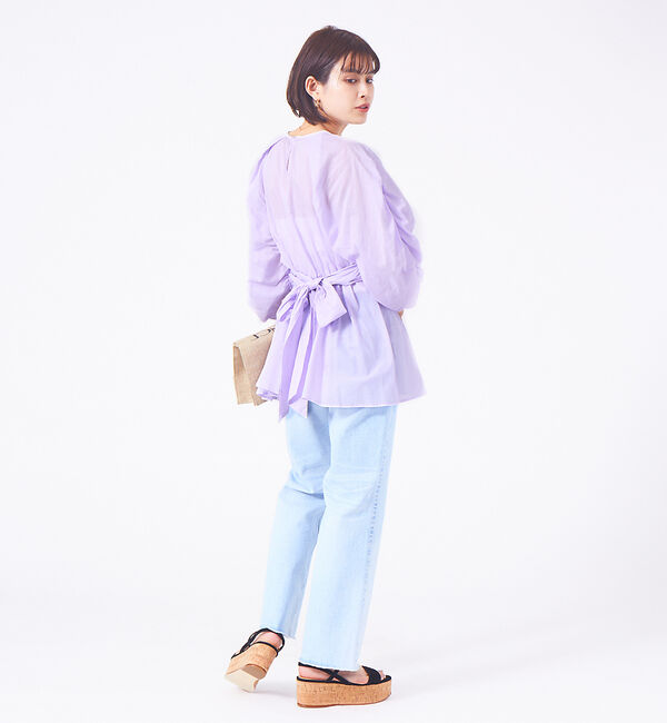 Rouge vif「コーマローンワッシャーブラウス」|シャツ・ブラウス|