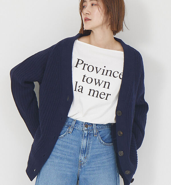 Rouge vif「マチ付ボートロゴロンTee」|Tシャツ・カットソー|