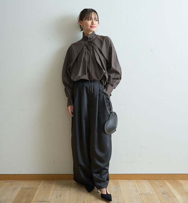 Rouge vif「ハイネックリボンブラウス」|シャツ・ブラウス|