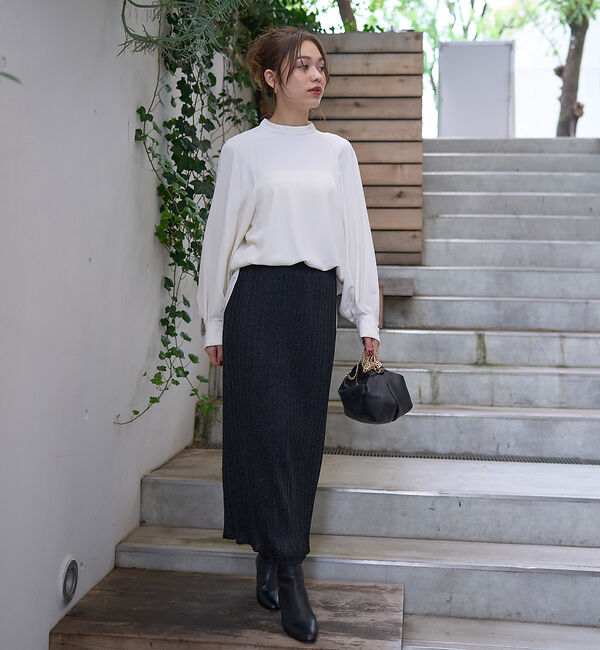 Rouge vif「2wayサスペンダー付きタイトスカート」|スカート|