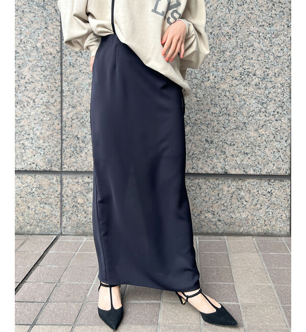 Rouge vif「2wayサスペンダー付きタイトスカート」|スカート|