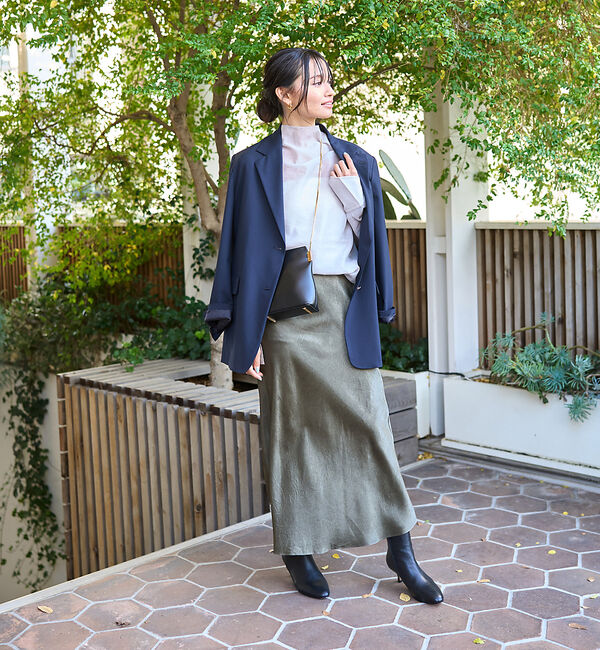 Rouge vif「ニュアンスタートルシアーブラウス」|シャツ・ブラウス|