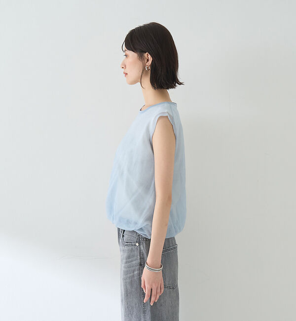 Rouge vif「レイヤードニットプルオーバーTシャツ」|ニット・セーター|