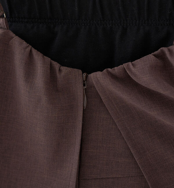 Rouge vif「フレアストレートワイドサロペット」|オールインワン|