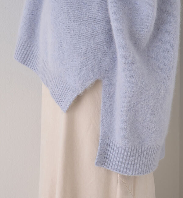 Rouge vif「フォックスウールVネックスリットニットプルオーバー」|ニット・セーター|