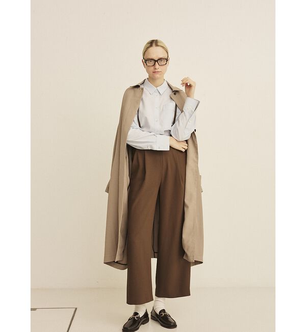 Rouge vif「【2サイズ展開】ステンカラーロングコート」|ステンカラーコート|