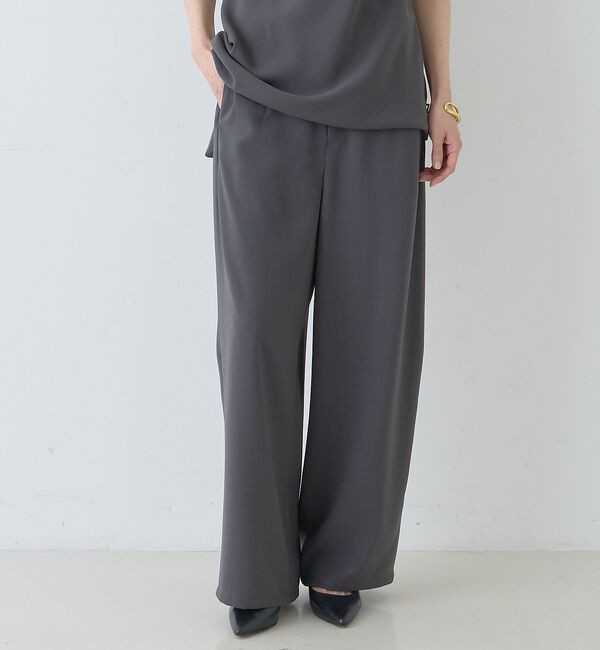 Rouge vif「【セットアップ対応】脇シームレスワイドカーブパンツ」|その他|