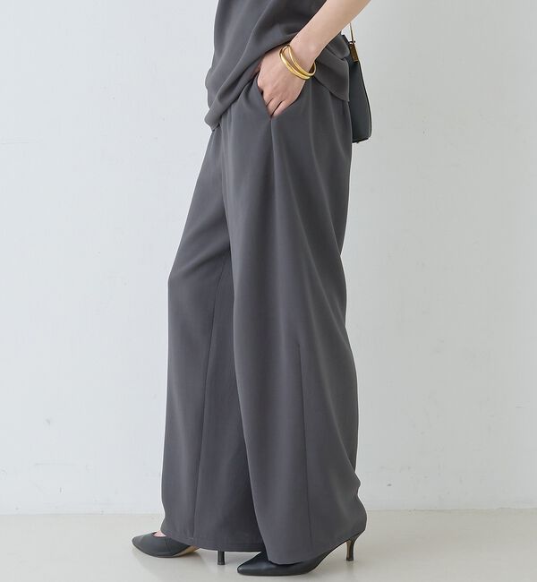 Rouge vif「【セットアップ対応】脇シームレスワイドカーブパンツ」|その他|