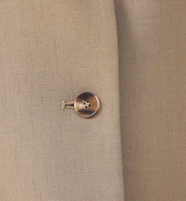 Rouge vif「【セットアップ対応】リネン混ジレ/ベスト」|ベスト・ジレ|