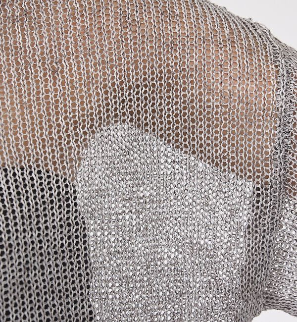 Rouge vif「【定番人気】【2026SS新作】前後2WAYペーパーメッシュニットプルオーバー」|ニット・セーター|