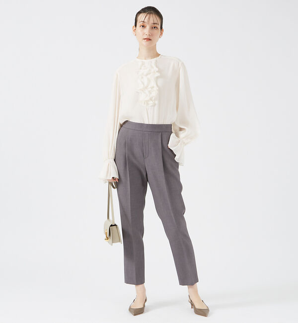 qualite「【ベストセラー】ダブルクロスセンタープレスパンツ」|その他|