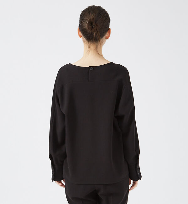 qualite「【セットアップ対応】ダブルクロスブラウス」|シャツ・ブラウス|