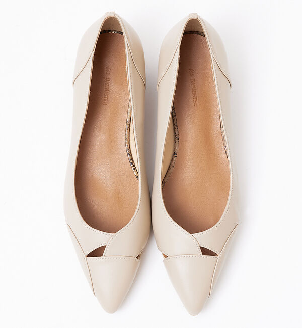 AU BANNISTER「ホールヒール フラットパンプス」|パンプス|