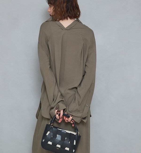 LOWELL things「Latti/レザー2WAYミニショルダーバッグ」|かごバッグ|