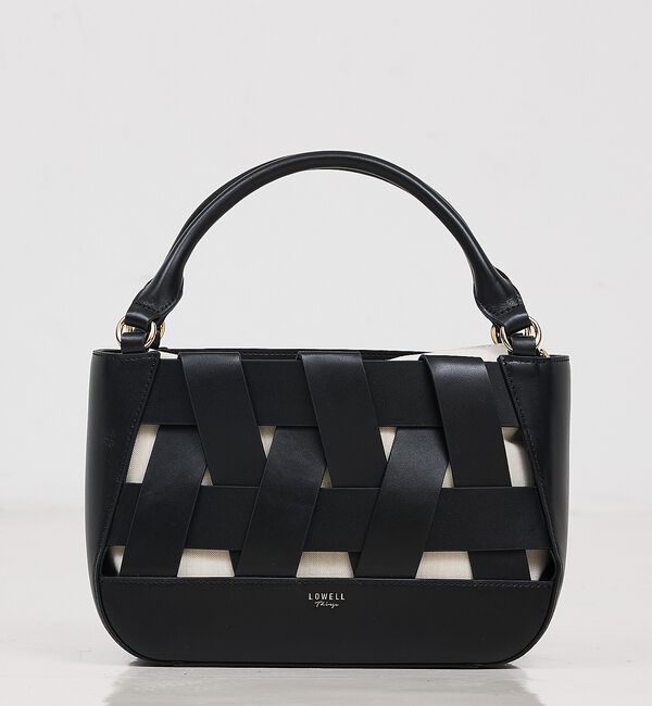 LOWELL things「Latti/レザー2WAYミニショルダーバッグ」|かごバッグ|