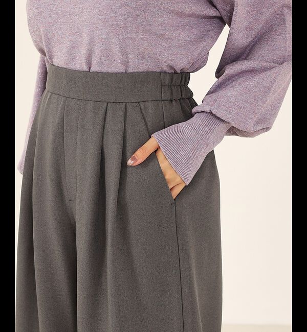 abahouse mavie「【セットアップ対応】ピンストライプ＆無地タックワイドパンツ」|その他|