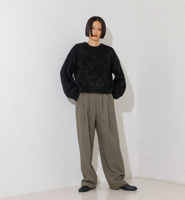 NOMINE「ラメシャギープルオーバー」|ニット・セーター|