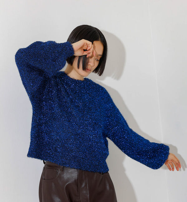 NOMINE「ラメシャギープルオーバー」|ニット・セーター|