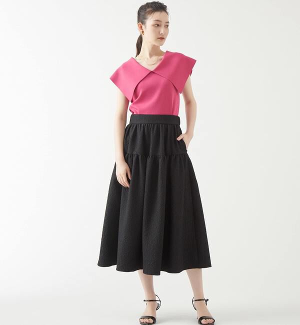 TIARA「ビッグカラーニット」|ニット・セーター|