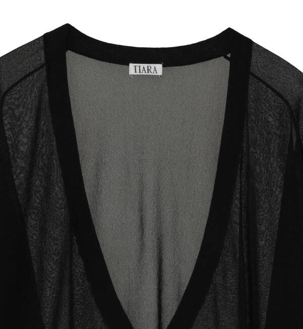TIARA「Vネックシアーニット」|ニット・セーター|