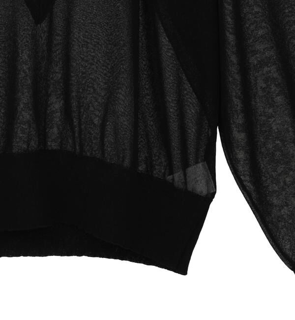 TIARA「Vネックシアーニット」|ニット・セーター|