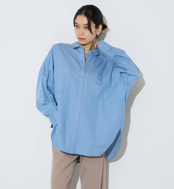 Liesse「コットンテンセルシャツ」|シャツ・ブラウス|