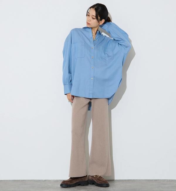 Liesse「コットンテンセルシャツ」|シャツ・ブラウス|