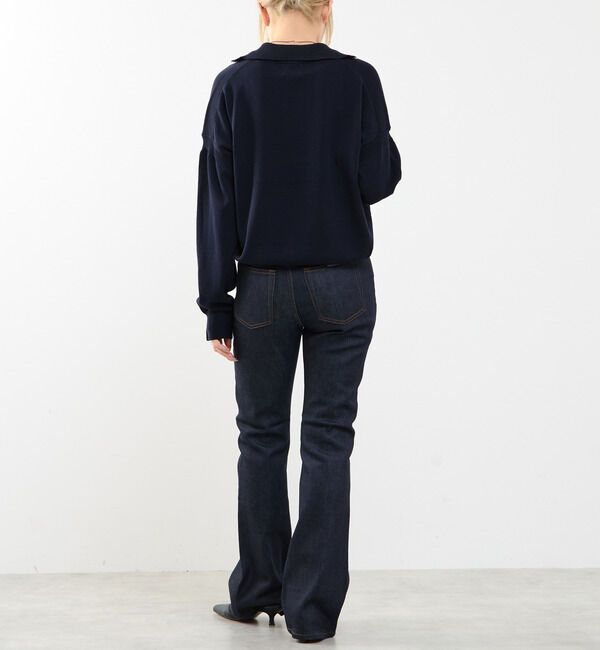 SOFFITTO「かぎ針刺繍スキッパーニット」|ニット・セーター|