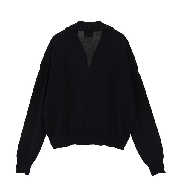 SOFFITTO「かぎ針刺繍スキッパーニット」|ニット・セーター|