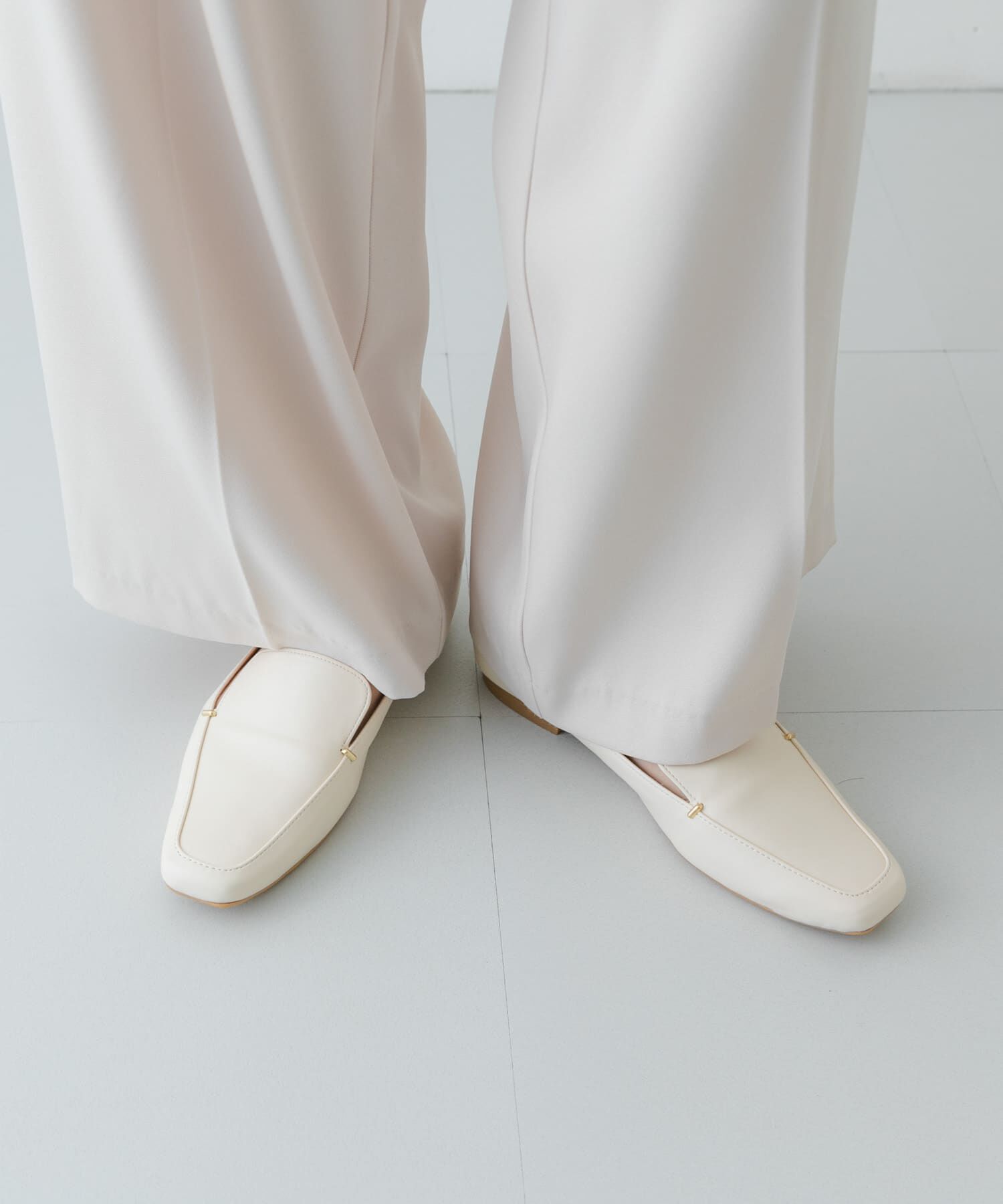 RODE SKO「『MADE IN JAPAN』スクエアトゥプチメタルローファー」|ローファー|