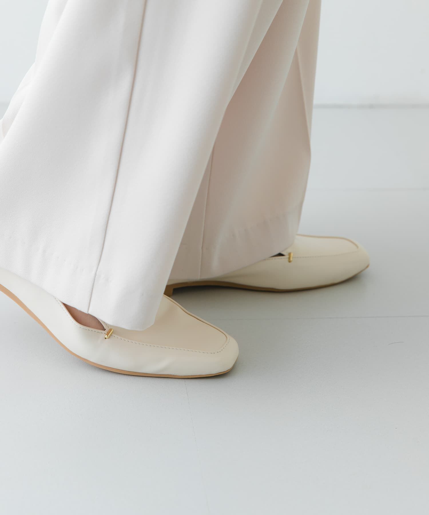 RODE SKO「『MADE IN JAPAN』スクエアトゥプチメタルローファー」|ローファー|