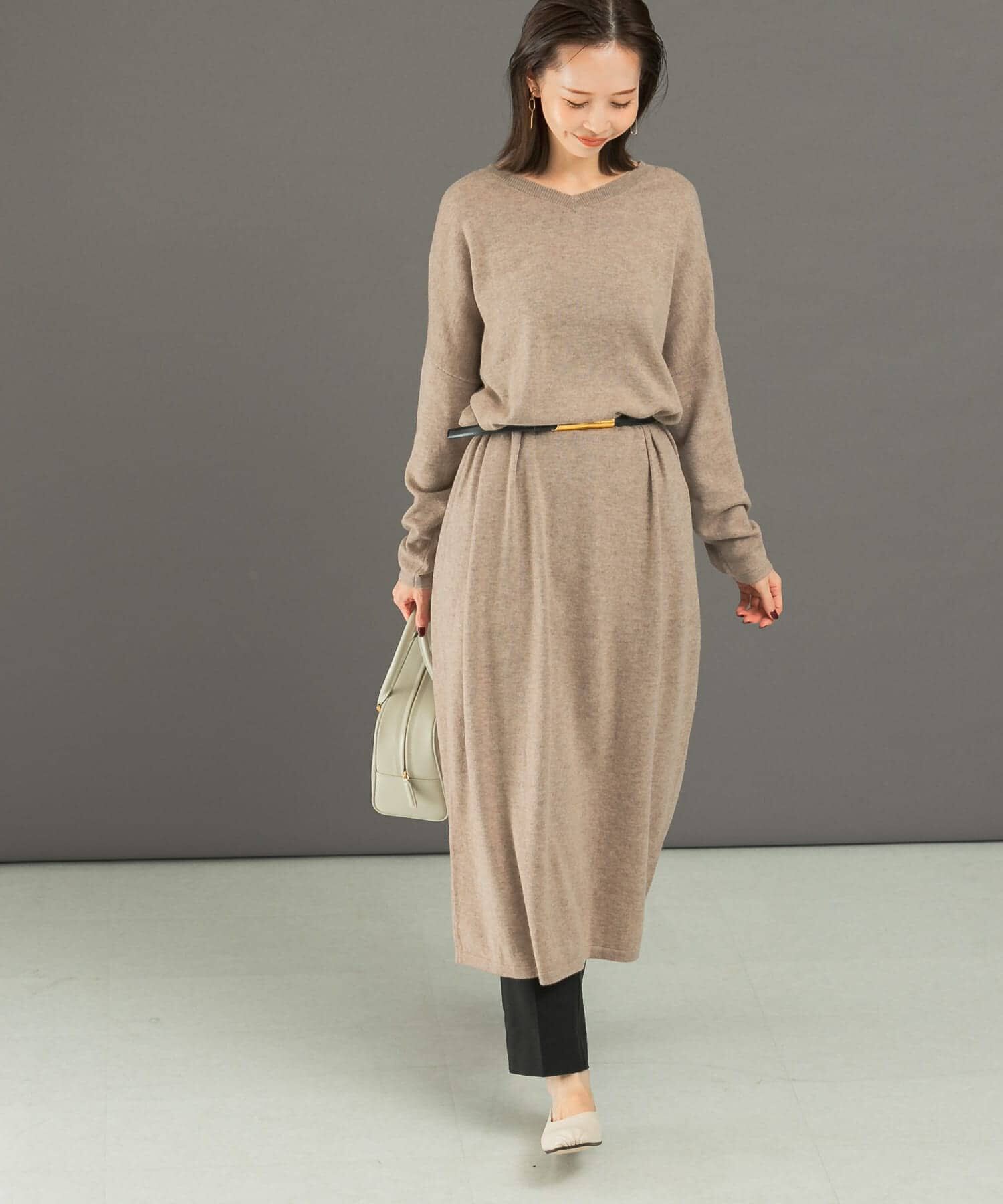 URBAN RESEARCH ROSSO「カシミヤ混2WAYニットワンピース」|ワンピース|